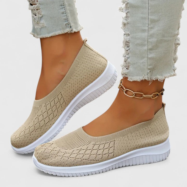 Aurelie™ | Women's Breathable Knit Slip-On Sneakers