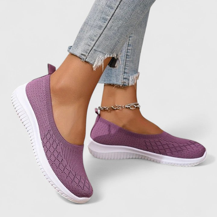 Aurelie™ | Women's Breathable Knit Slip-On Sneakers