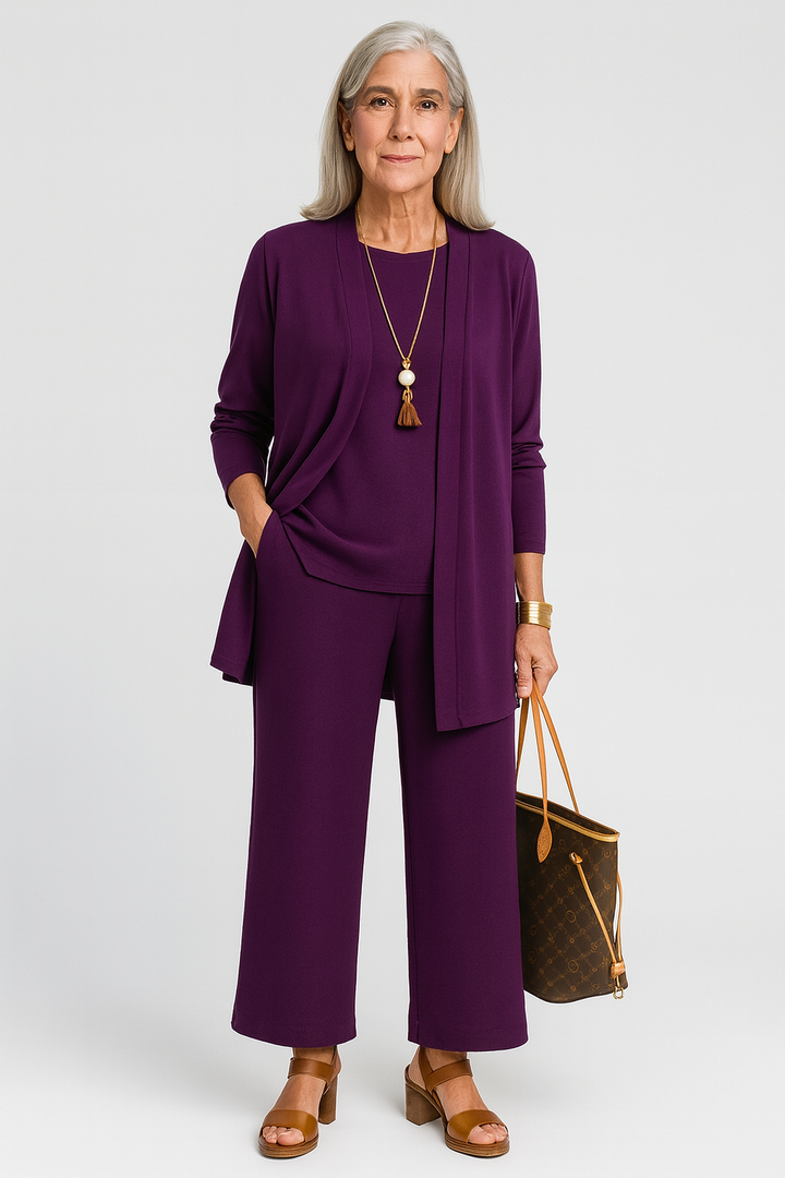 Beatrix™ | Women's Soft Comfort 3-Piece Pant Set