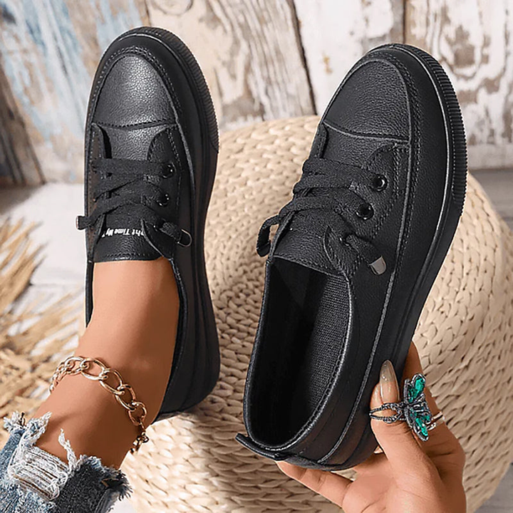 Calla™ | Women's Comfort Lace-Up Slip-On Sneakers