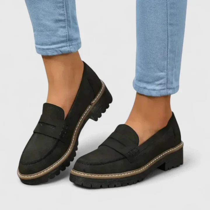Cosette™ | Women's Orthopedic Suede Penny Loafers