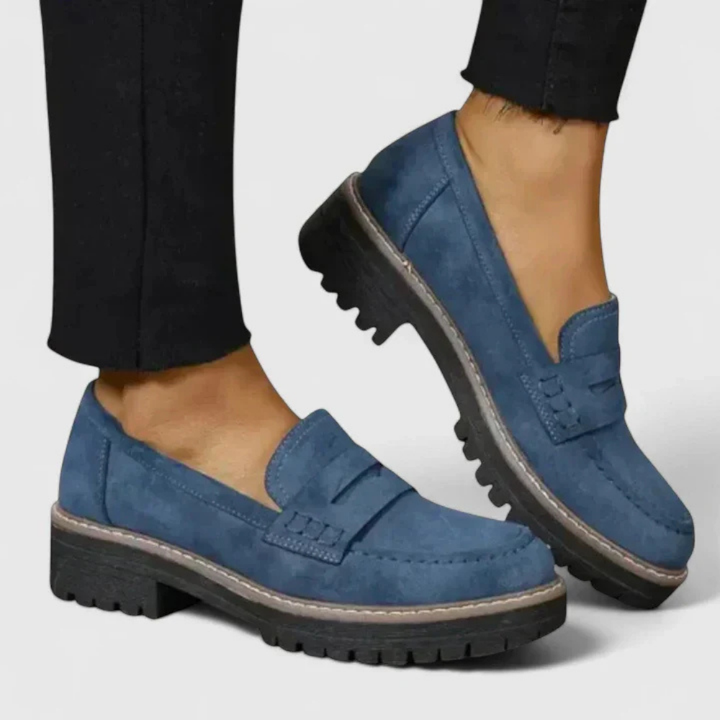 Cosette™ | Women's Orthopedic Suede Penny Loafers