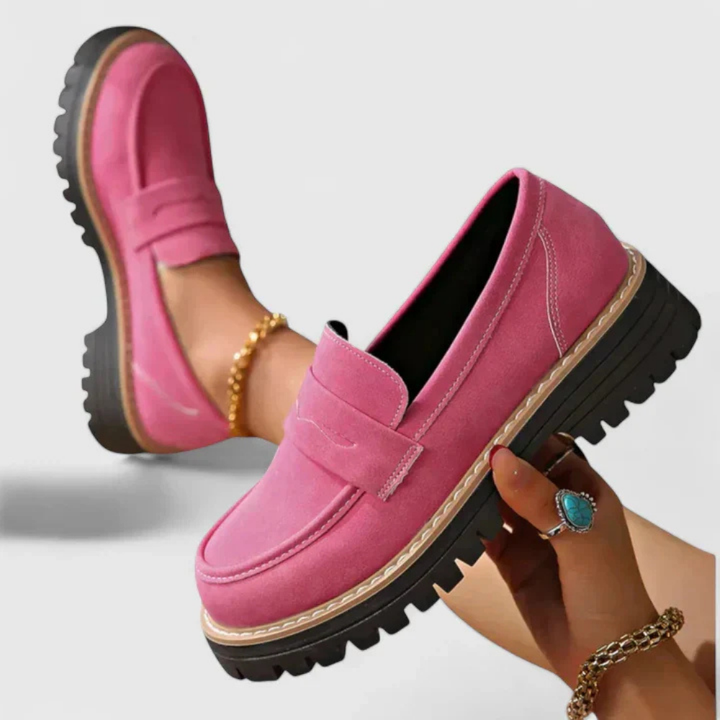 Cosette™ | Women's Orthopedic Suede Penny Loafers