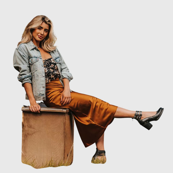 Florentine™ | Women's Leather Ankle-Strap Block Heels