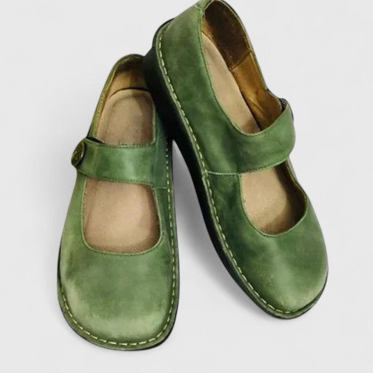 Hadley™ | Women's Suede Mary Jane Comfort Flats