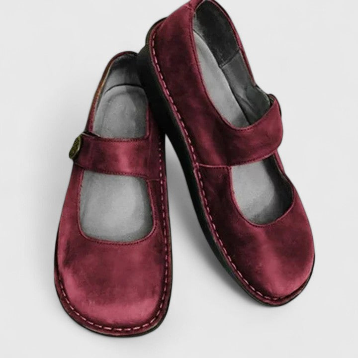 Hadley™ | Women's Suede Mary Jane Comfort Flats