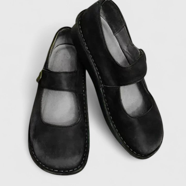 Hadley™ | Women's Suede Mary Jane Comfort Flats
