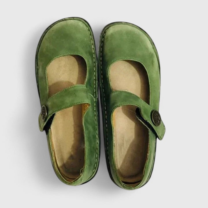 Hadley™ | Women's Suede Mary Jane Comfort Flats