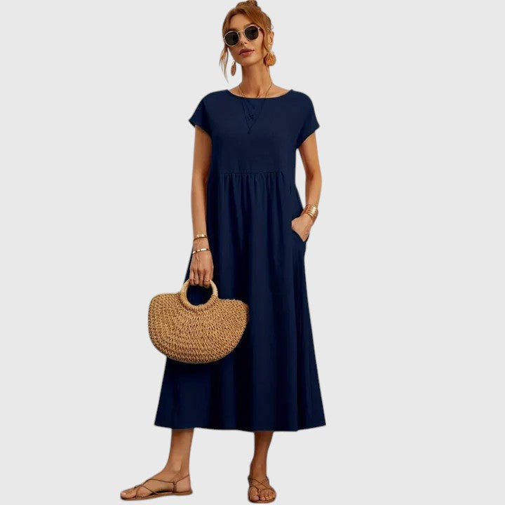 Imani™ | Women's Breathable Cotton Midi Dress