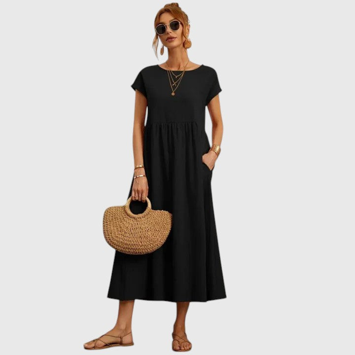 Imani™ | Women's Breathable Cotton Midi Dress