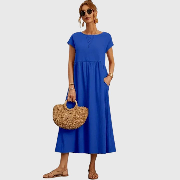 Imani™ | Women's Breathable Cotton Midi Dress