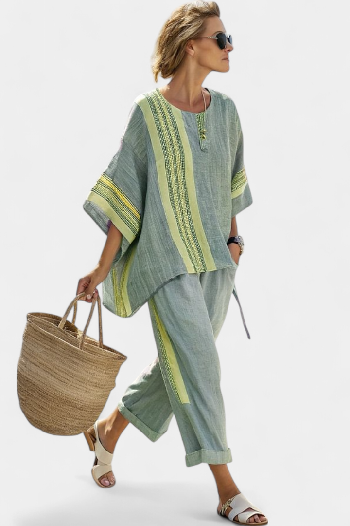 Lavinia™ | Women's Breathable Linen 2-Piece Set