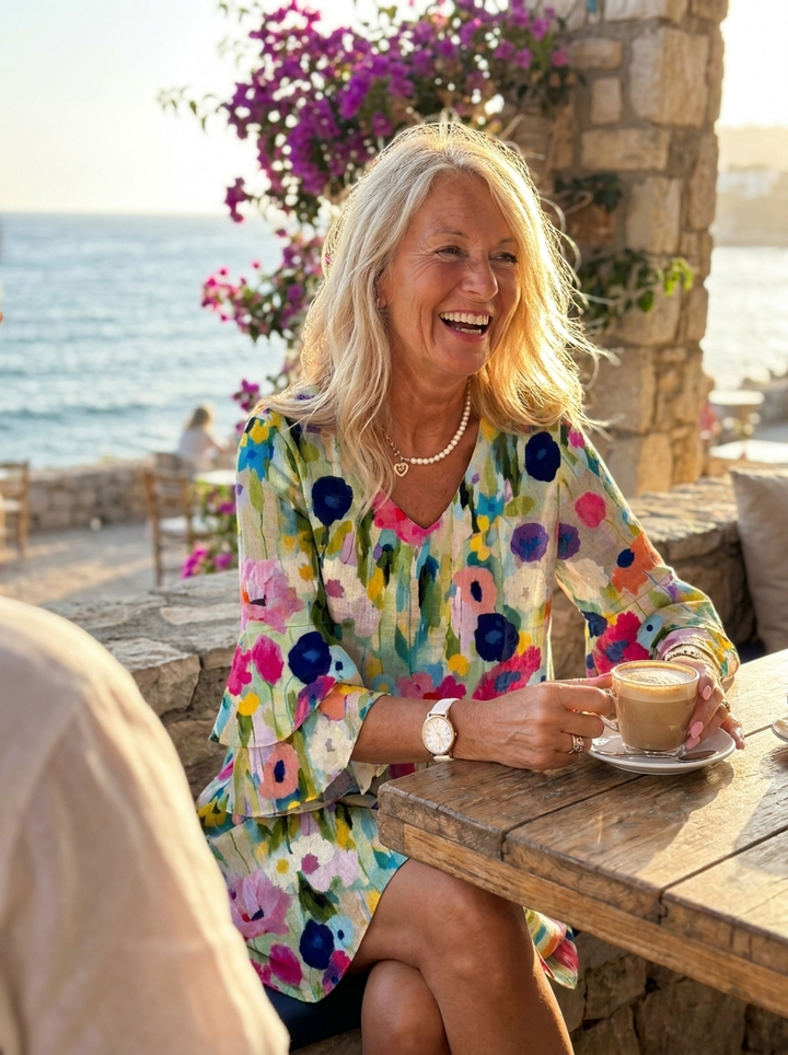 Liesel™ | Women's Breathable V-Neck Mini Dress