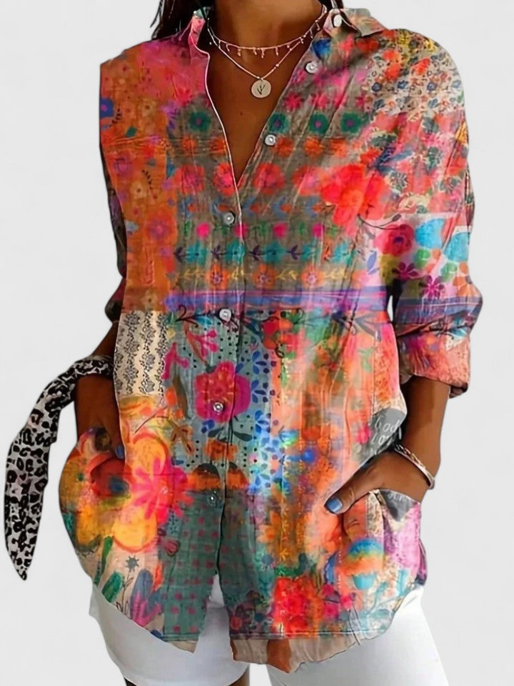 Lirien™ | Women's Lightweight Button-Down Blouse