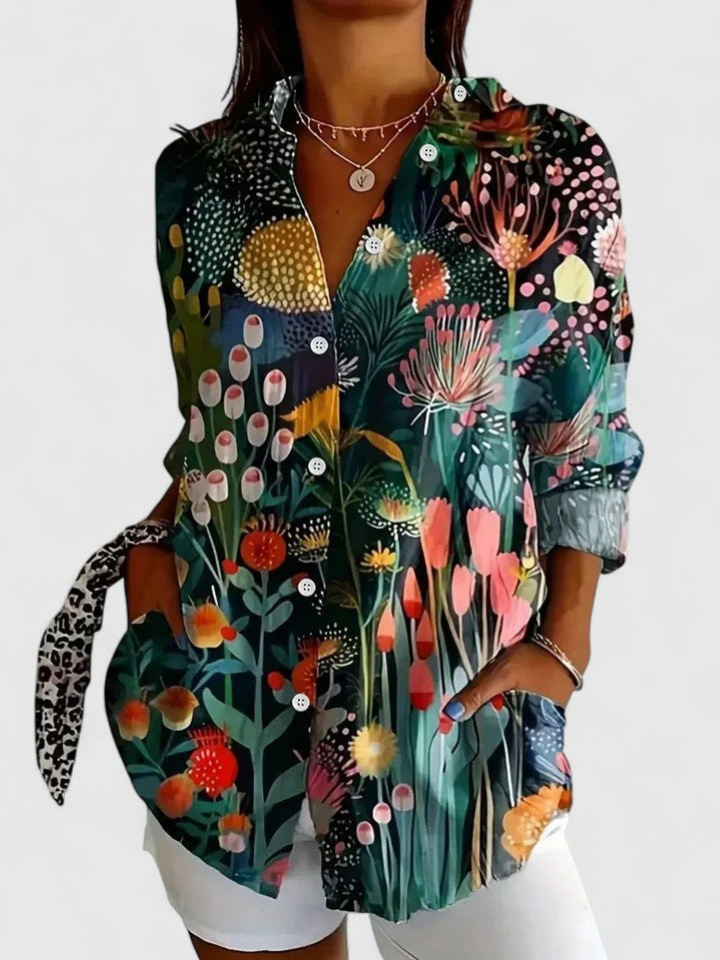 Lirien™ | Women's Lightweight Button-Down Blouse