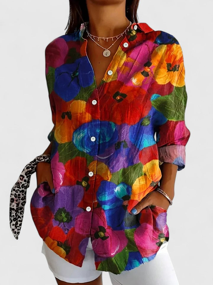 Lirien™ | Women's Lightweight Button-Down Blouse