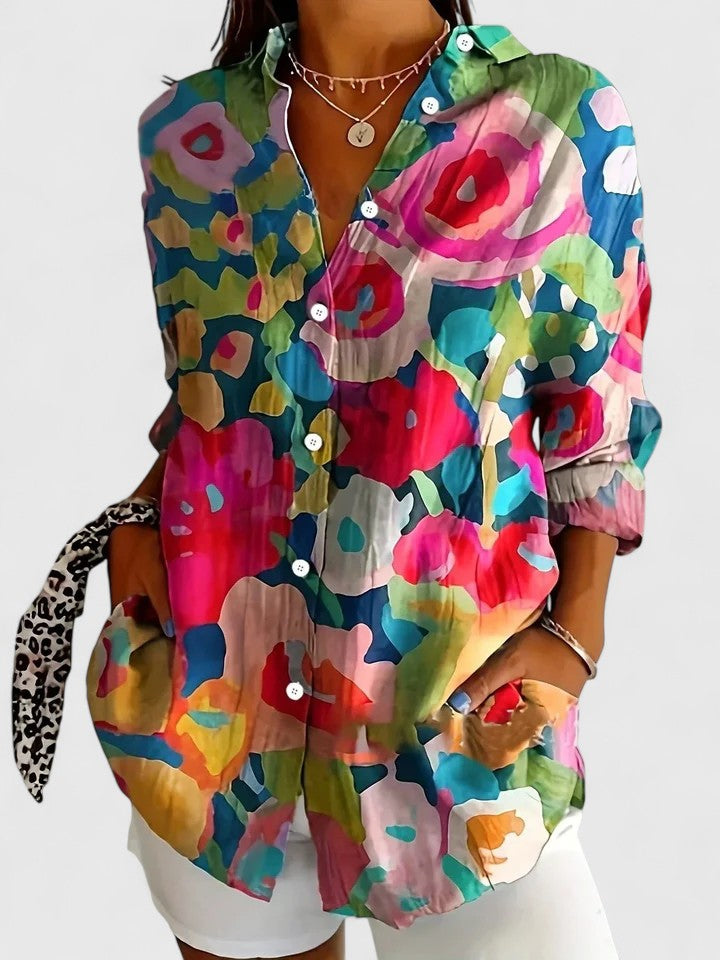 Lirien™ | Women's Lightweight Button-Down Blouse