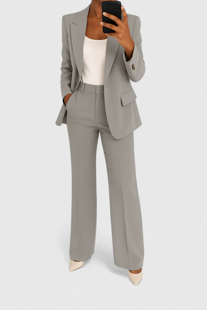 Lorraine™ | Women's Elegant Tailored Blazer Pant Set