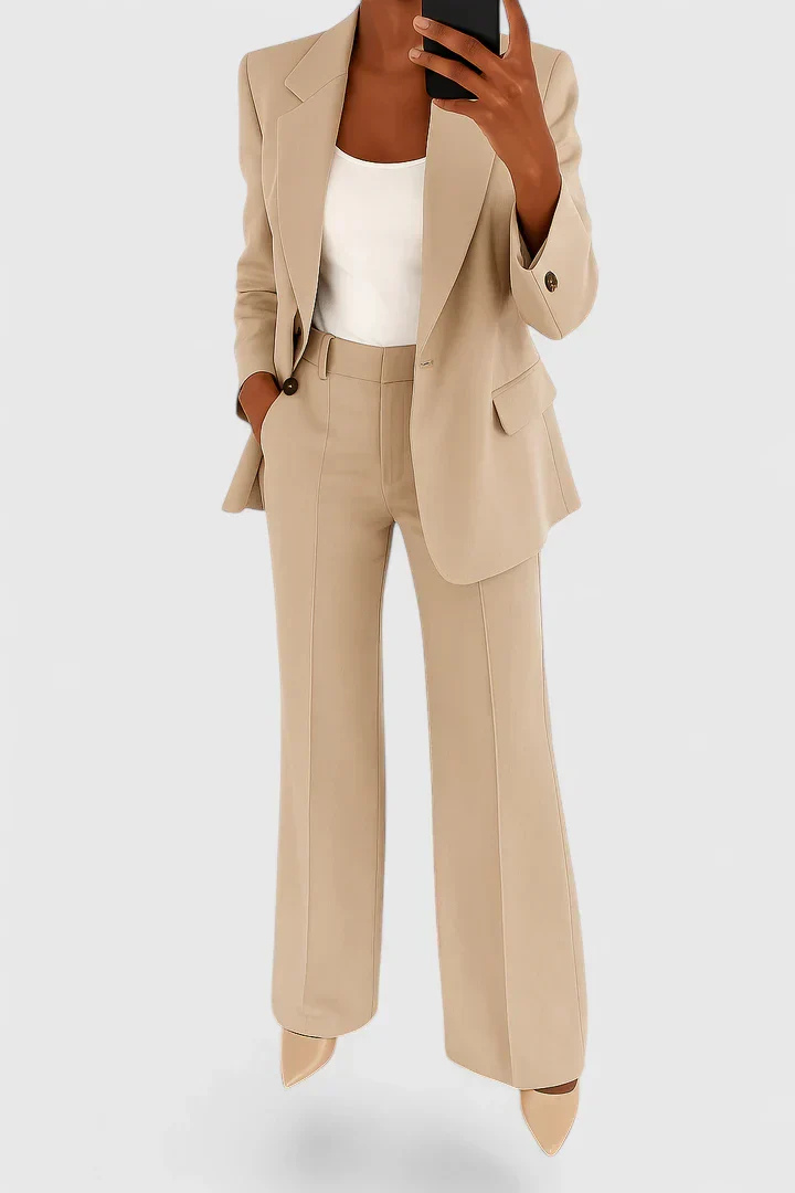 Lorraine™ | Women's Elegant Tailored Blazer Pant Set