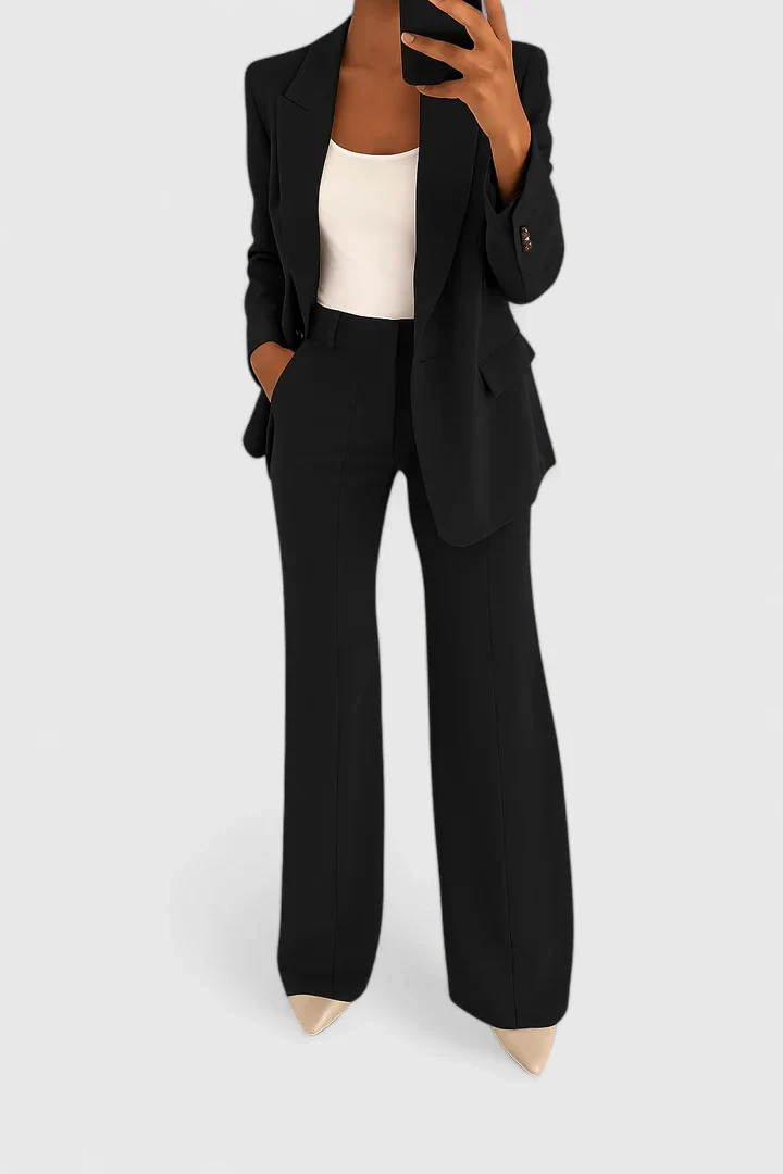Lorraine™ | Women's Elegant Tailored Blazer Pant Set