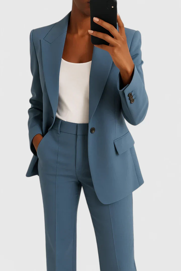 Lorraine™ | Women's Elegant Tailored Blazer Pant Set