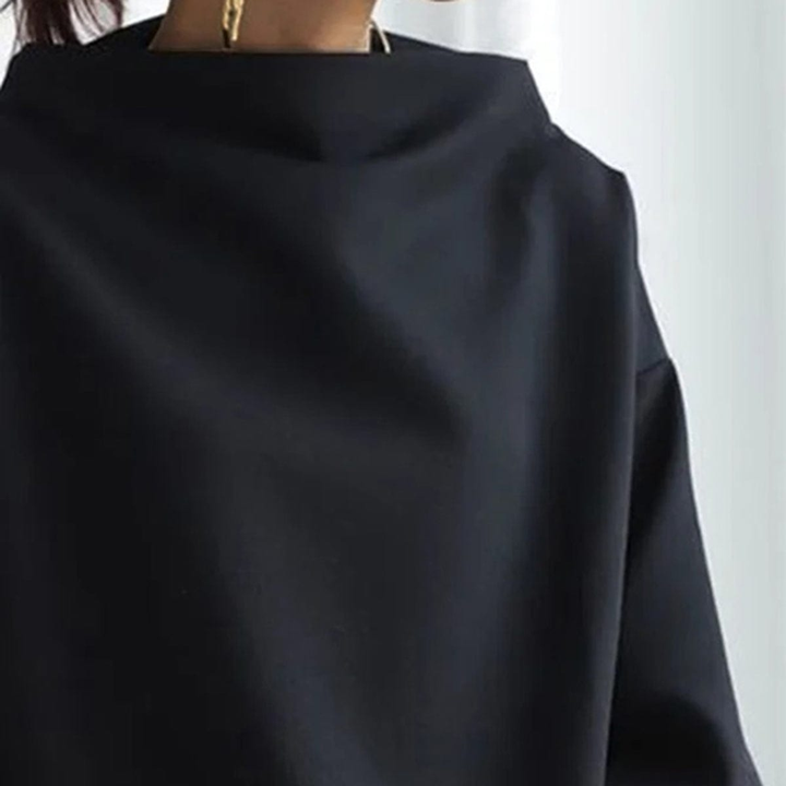Maelle™ | Women's Soft Cotton Cowl Neck Blouse