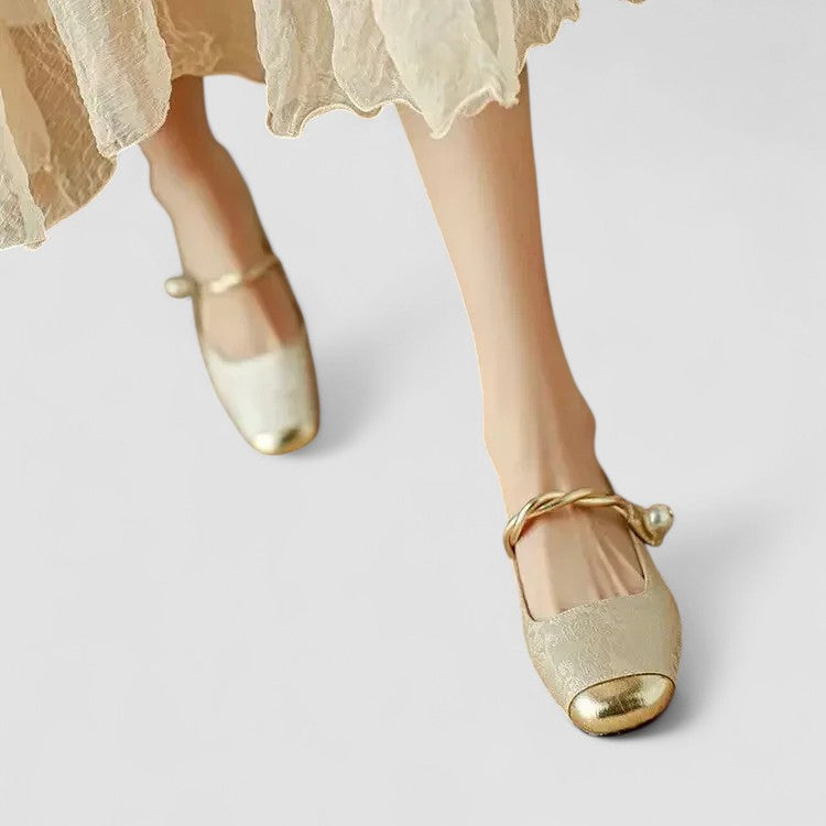 Mireille™ | Women's Elegant Satin Mary Jane Heels