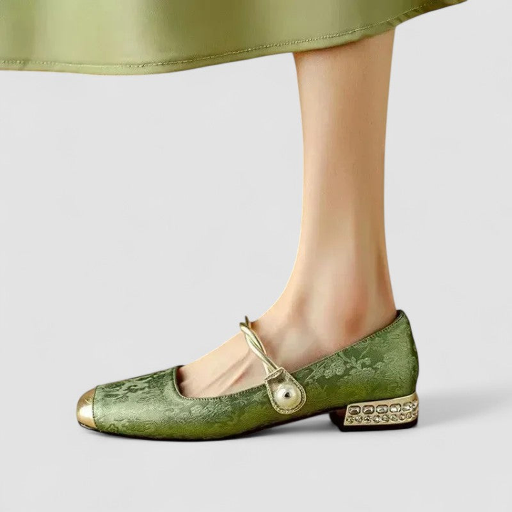 Mireille™ | Women's Elegant Satin Mary Jane Heels