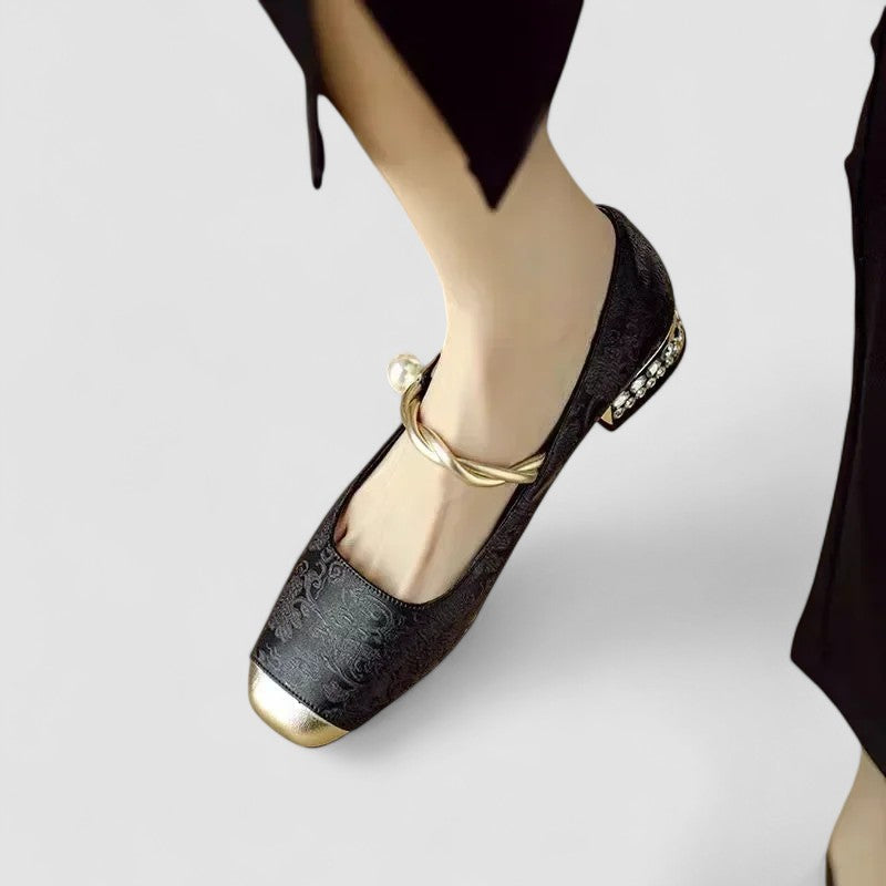 Mireille™ | Women's Elegant Satin Mary Jane Heels
