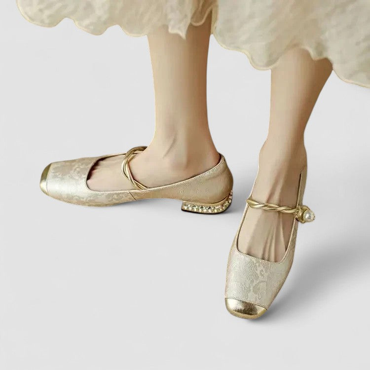 Mireille™ | Women's Elegant Satin Mary Jane Heels