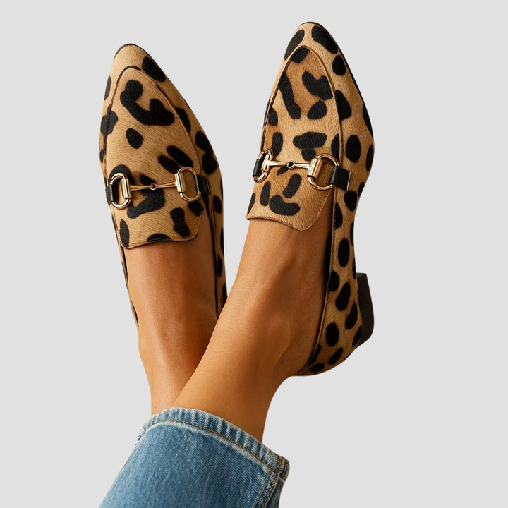 Mireille™ | Women's Orthopedic Leopard Loafers