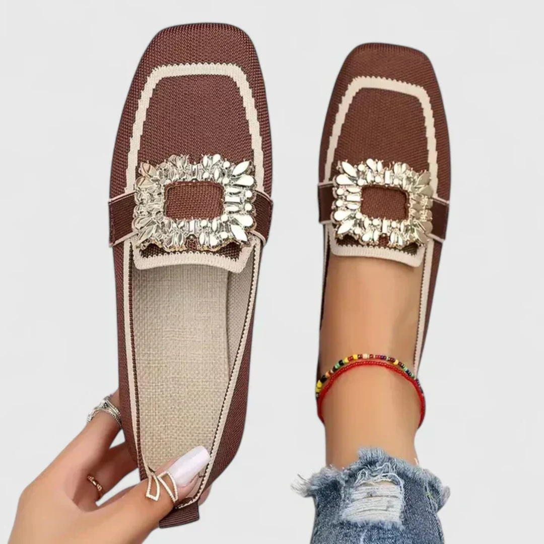 Niamh™ | Women's Breathable Embellished Loafers