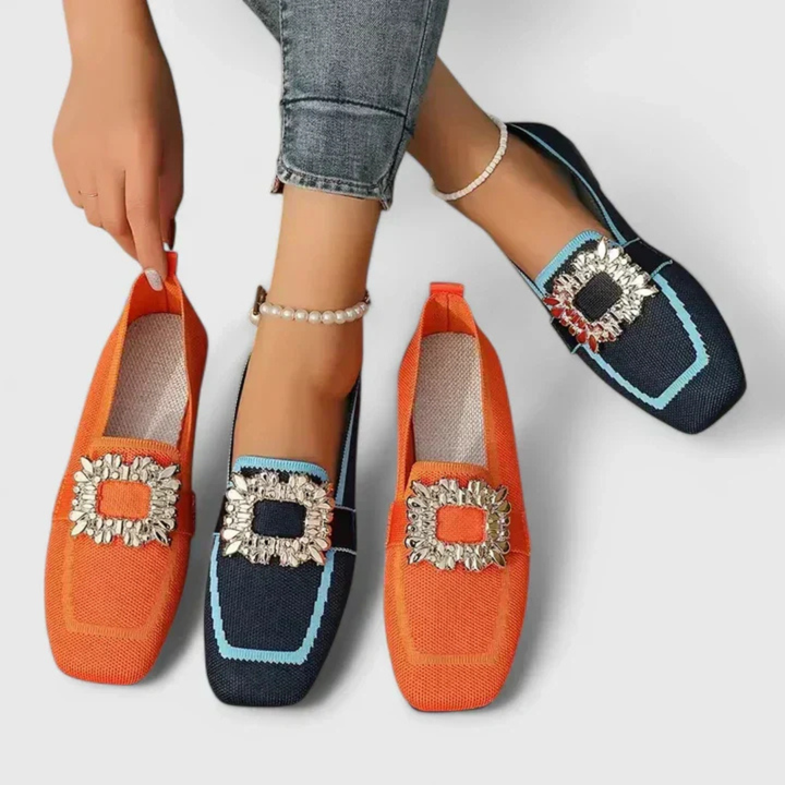 Niamh™ | Women's Breathable Embellished Loafers