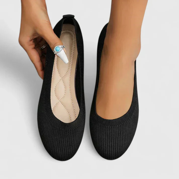 Norah™ | Women's Soft Knit Ballet Flats