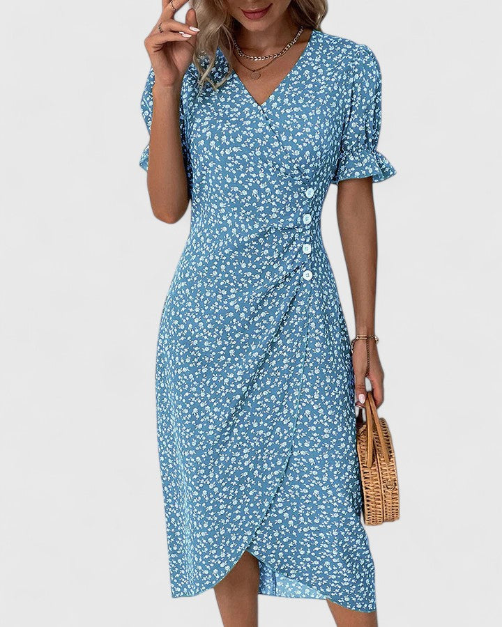 Renee™ | Women's Breathable Floral Wrap Dress