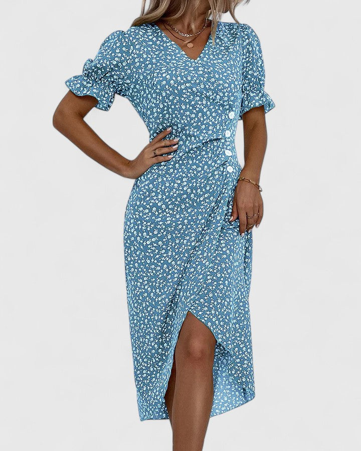 Renee™ | Women's Breathable Floral Wrap Dress
