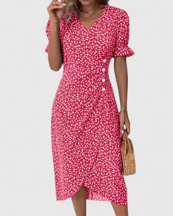Renee™ | Women's Breathable Floral Wrap Dress