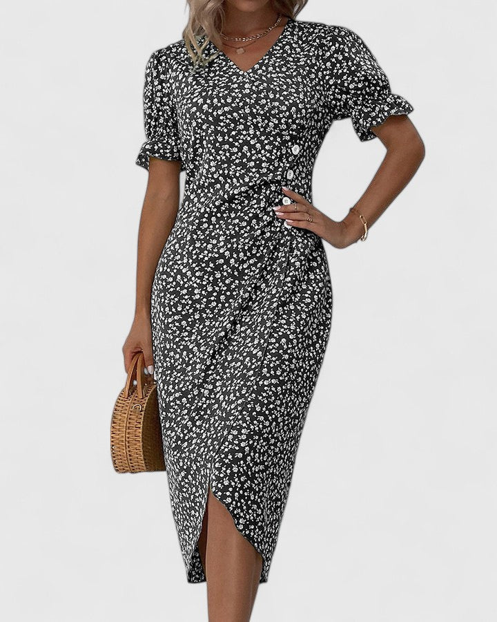 Renee™ | Women's Breathable Floral Wrap Dress