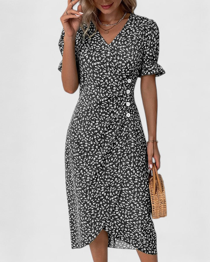 Renee™ | Women's Breathable Floral Wrap Dress
