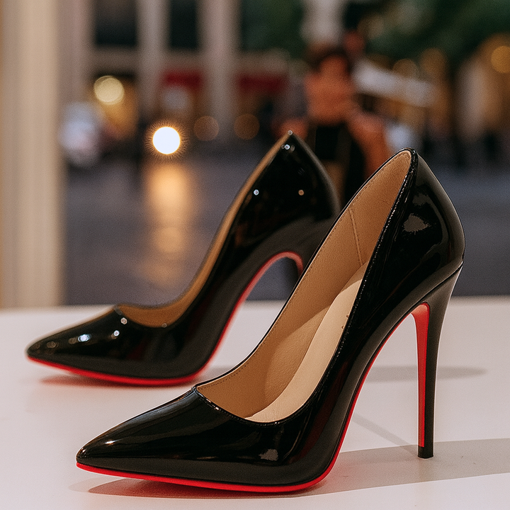 Renee™ | Women's Classic Leather Pointed-Toe Stiletto Heels
