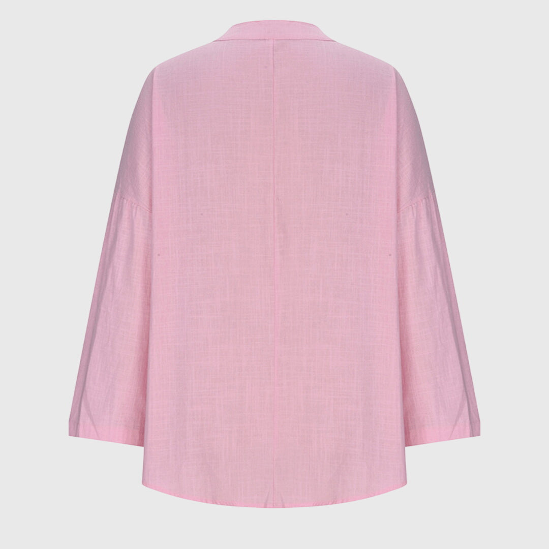 Saoirse™ | Women's Linen V-Neck Shirt