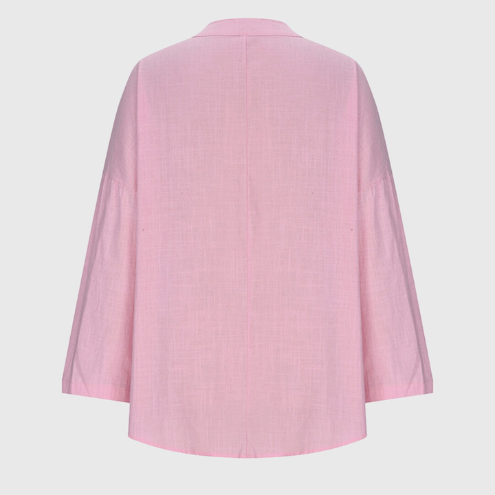 Saoirse™ | Women's Linen V-Neck Shirt