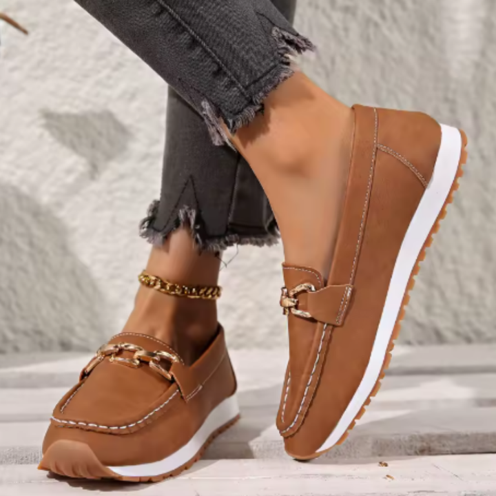 Saskia™ | Women's Orthopedic Suede Loafers
