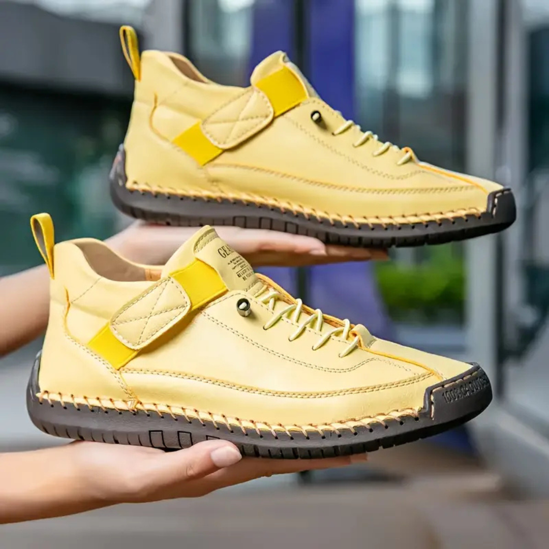 Sutton™ | Women's Leather Lace-Up Sneakers