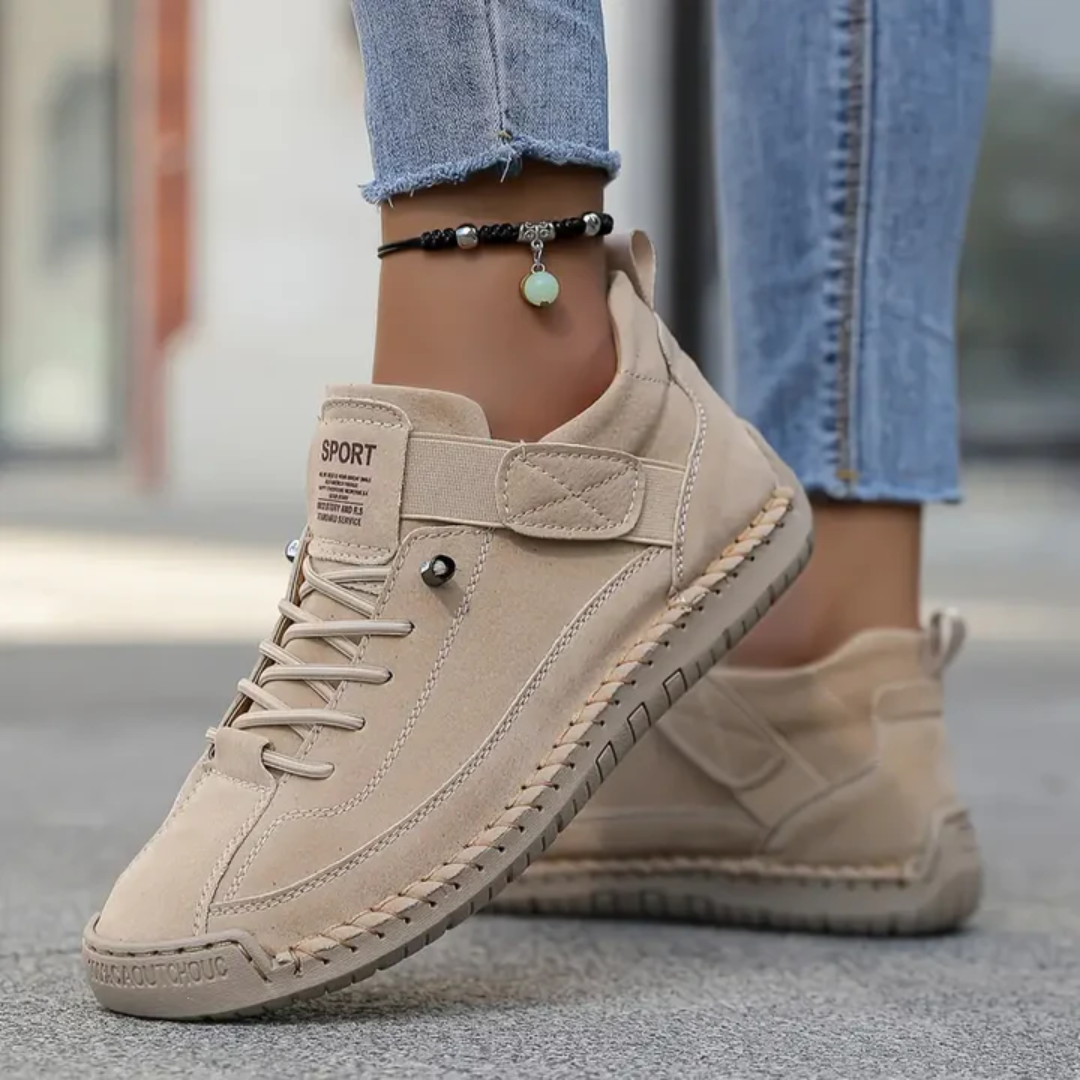 Sutton™ | Women's Leather Lace-Up Sneakers