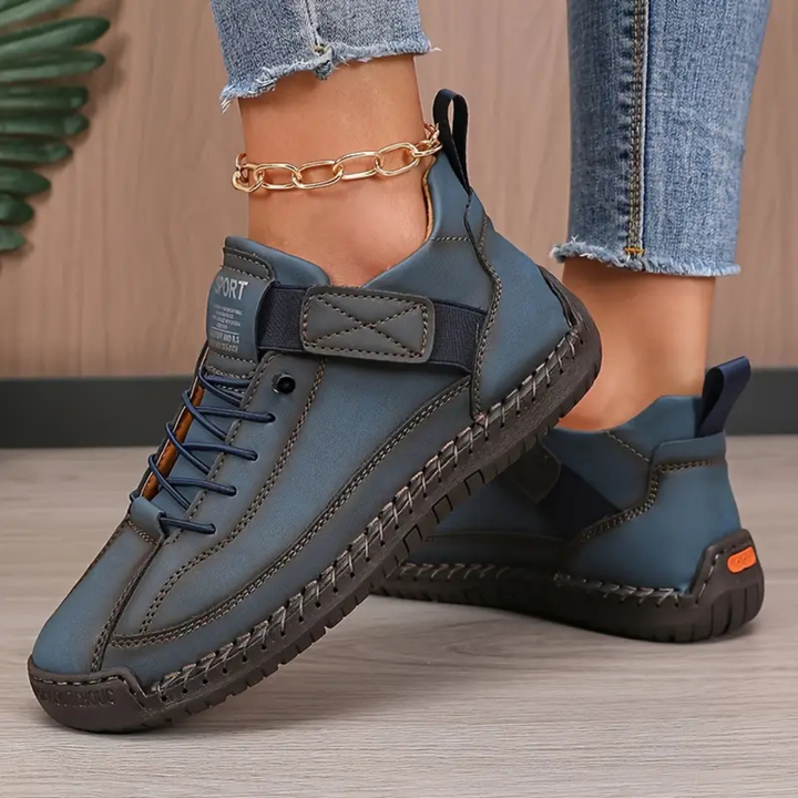 Sutton™ | Women's Leather Lace-Up Sneakers