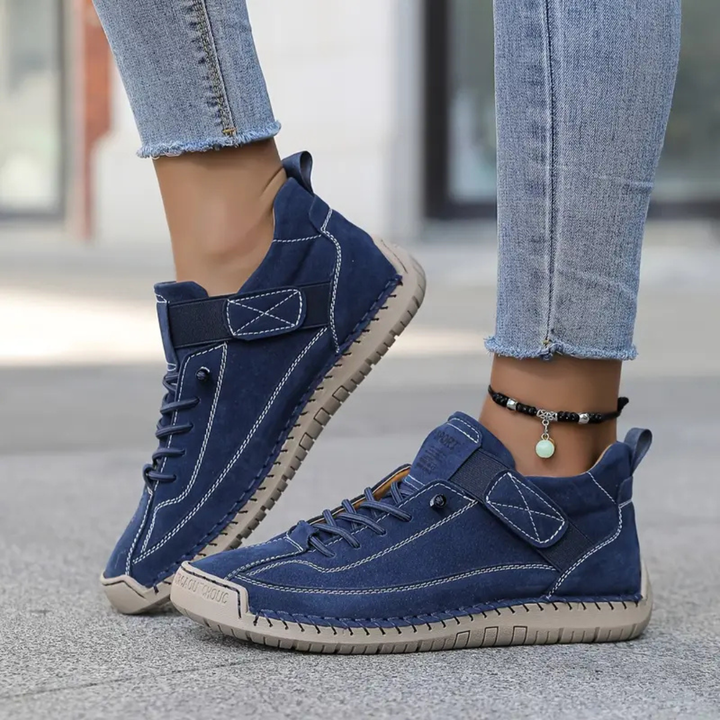 Sutton™ | Women's Leather Lace-Up Sneakers