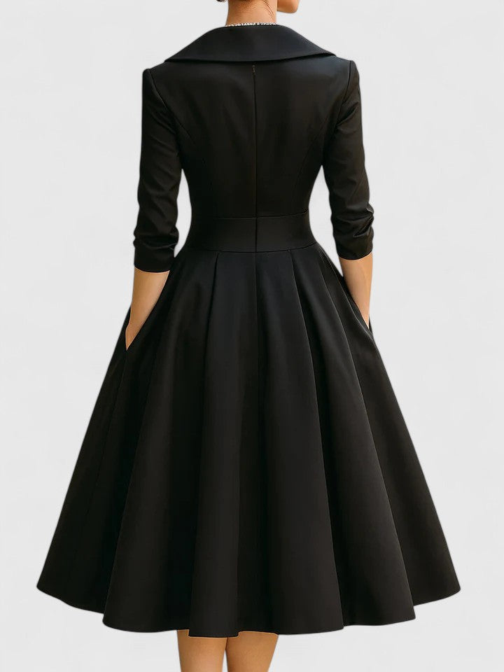 Vivienne™ | Women's Elegant Vintage Swing Dress