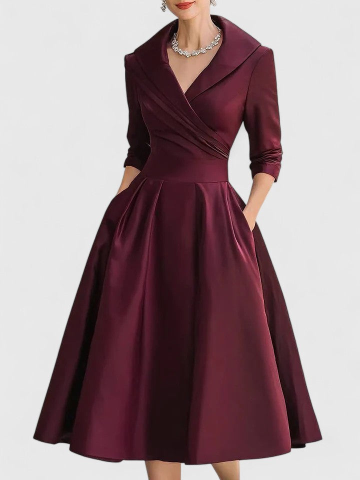 Vivienne™ | Women's Elegant Vintage Swing Dress