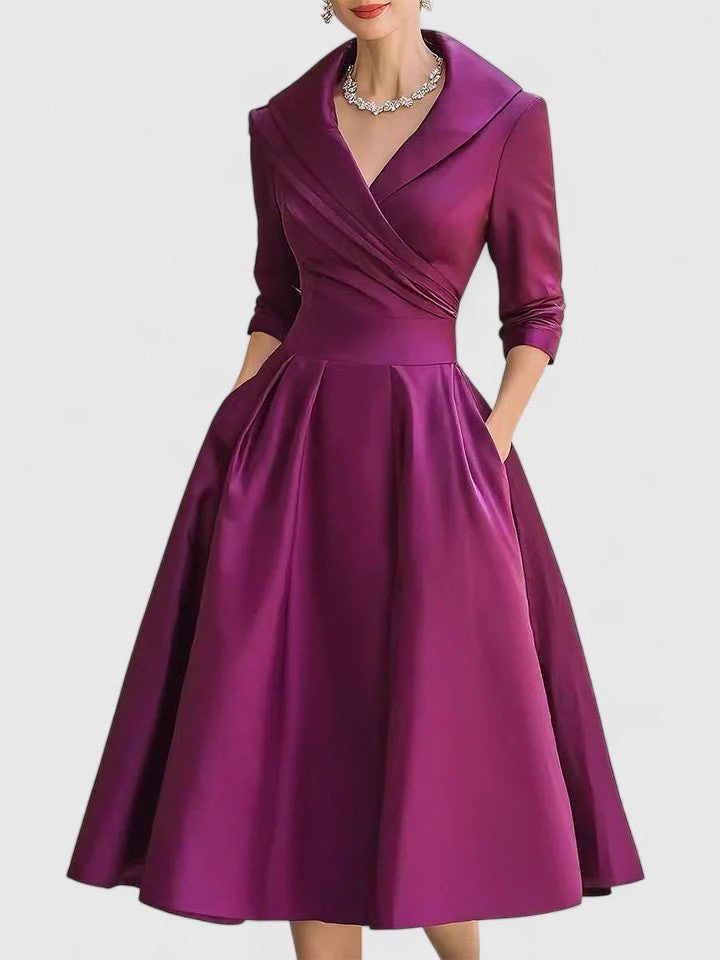 Vivienne™ | Women's Elegant Vintage Swing Dress